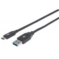 10035610.jpg CABLE USB,MANHATTAN,354974,-C V3.1, C-A 2.0M NEGRO