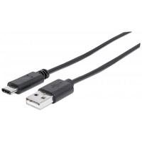 10035654.jpg CABLE USB,MANHATTAN,354981,-C V3.1, C-A 3.0M NEGRO