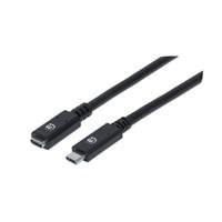 10114769.jpg CABLE USB,MANHATTAN,355230,-C V3.1, EXT. 0.5M NEGRO 10GBPS 5A