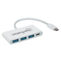 10115651.jpg HUB USB,MANHATTAN,163552,-C 3 PTOS A + 1 PTO C