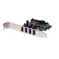 10191512.jpg TARJETA PCI EXPRESS - ADAPTADOR PCI-E USB 3.0 CON UASP DE 4 PUERTOS Y ALIMENTACIóN SATA - CONTROLADOR SUPERSPEED - 4X USB A - STARTECH.COM MOD. PEXUSB3S4V