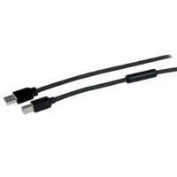 10191514.jpg CABLE USB ACTIVO DE 15M PARA IMPRESORA - 1X USB-B MACHO A USB-A MACHO ACTIVO AMPLIFICADO USB 2.0 - IMPRESORA - NEGRO - STARTECH.COM MOD. USB2HAB50AC