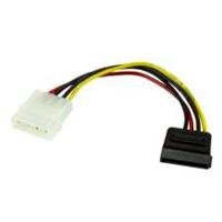 10191775.jpg ADAPTADOR DE 15CM DE LARGO DE ALIMENTACION LP4 A SATA - 1X LP4 MACHO - 1X SATA DE PODER 15 PINES - STARTECH.COM MOD. SATAPOWADAP