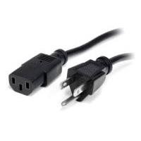 10191831.jpg CABLE DE CORRIENTE DE 1.8M ESTANDAR DE ALIMENTACION PARA COMPUTADORA - 18 AWG - NEMA5-15P A C13 - 10A 125V - STARTECH.COM MOD. PXT101