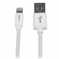 10192810.jpg CABLE DE 2M LIGHTNING DE 8 PIN A USB A 2.0 PARA APPLE IPOD IPHONE IPAD - BLANCO - STARTECH.COM MOD. USBLT2MW