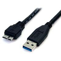 10192871.jpg CABLE DE 50CM USB 3.0 SUPER SPEED SS MICRO USB B MACHO A USB A MACHO ADAPTADOR - NEGRO - STARTECH.COM MOD. USB3AUB50CMB