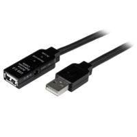 10192993-1.jpg CABLE DE EXTENSION ALARGADOR DE 5M - USB 2.0 DE EXTENSION ALARGADOR ACTIVO DE 5 METROS - MACHO A HEMBRA - CON OPCIÓN A FUENTE DE PODER EXTERNA - STARTECH.COM MOD. USB2AAEXT5M