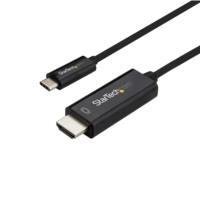 10193593.jpg CABLE ADAPTADOR DE 1M USB-C A HDMI 4K 60HZ - NEGRO - CABLE USB TIPO C A HDMI - CABLE CONVERTIDOR DE VIDEO USBC - STARTECH.COM MOD. CDP2HD1MBNL