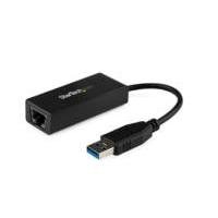 10195789.jpg ADAPTADOR TARJETA DE RED EXTERNA NIC USB 3.0 A 1GBPS GIGABIT ETHERNET 1 PUERTO - 1X RJ45 HEMBRA - 1X USBA - NEGRO - STARTECH.COM MOD. USB31000S
