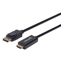 10201351-1.jpg CABLE DISPLAYPORT,MANHATTAN,153188, - HDMI M-M 1080P 3.0M