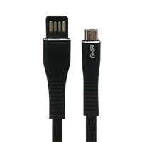 10206351.jpg CABLE MICRO USB GHIA PLANO REVERSIBLE/BILATERAL COLOR NEGRO DE 1M