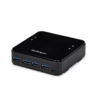 10212853.jpg SWITCH CONMUTADOR USB 3.0 4X4 PARA COMPARTIR DISPOSITIVOS PERIFéRICOS - STARTECH.COM MOD. HBS304A24A