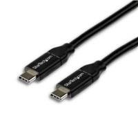 10213316.jpg CABLE USB-C DE 2M A USB-C CON CAPACIDAD PARA ENTREGA DE ALIMENTACION DE 5A (100W) - USB TIPO-C - CABLE DE CARGA USB-C - USB 2.0 - STARTECH.COM MOD. USB2C5C2M