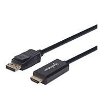 10216191.jpg CABLE DISPLAYPORT ,MANHATTAN,152662,- HDMI M-M 1080P 1.0M