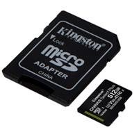 10218477.jpg MEMORIA KINGSTON MICRO SD CANVAS SELECT PLUS 512GB UHS-I CLASE 10 C/ADAPTADOR (SDCS2/512GB)