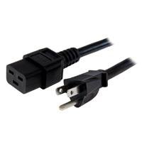 10289493.jpg CABLE DE CORRIENTE DE 1.8M DE ALIMENTACION - SERVICIO PESADO - 14AWG - NEMA 5-15P A C19 - 15A 125V - STARTECH.COM MOD. PXT515C19146