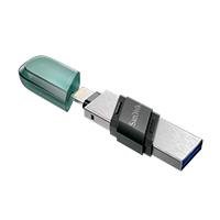 10302512.jpg MEMORIA SANDISK 128GB IXPAND FLASH DRIVE FLIP PARA IPHONE/IPAD LIGHTNING/USB 3.1 METLICA CON TAPA DE PLSTICO SDIX90N-128G-GN6NE