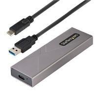 10316935.jpg GABINETE EXTERNO USB-C 10GBPS A NVME M.2 O SSD M.2 SATA SIN HERRAMIENTAS PARA SSD M.2 NGFF PCIE/SATA DE ALUMINIO - CABLES USB C O USB-A - 2230/2242/2260/2280 - STARTECH.COM MOD. M2-USB-C-NVME-SATA