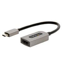 10317094.jpg ADAPTADOR USB C A HDMI DE VIDEO 4K 60HZ - HDR10 - CONVERSOR TIPO LLAVE USB TIPO C A HDMI 2.0B DONGLE - USBC CON MODO ALT DE DP A MONITOR TV O PROYECTOR - STARTECH.COM MOD. USBC-HDMI-CDP2HD4K60