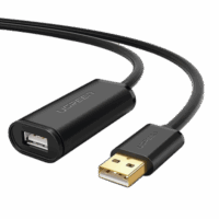Cable de Extensi?n Activo USB 2.0 / 10 Metros / Macho-Hembra / Booster individual FE1.1S incorporado / Velocidad de hasta 480 Mbps / Ideal para impresoras, consolas , Webcam, etc.