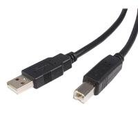 10329755.jpg CABLE USB DE 1.8M PARA IMPRESORA - USB 2.0 CERTIFICADO - 1X USB-A MACHO - 1X USB-B MACHO - NEGRO - STARTECH.COM MOD. USB2HAB6