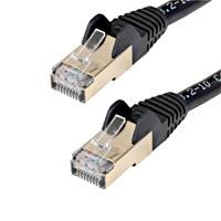 10335472.jpg CABLE DE 2M CAT6A ETHERNET NEGRO - CABLE DE RED 10GB CAT6A SNAGLESS BLINDADO RJ45 POE DE 100W - 10GBE CON CERTIFICACION UL/TIA - STARTECH.COM MOD. C6ASPAT7BK