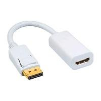10336053.jpg ADAPTADOR BROBOTIX DISPLAYPORT MACHO A HDMI HEMBRA, BLANCO
