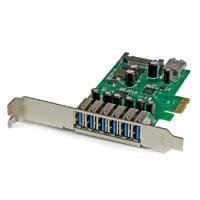 10346612.jpg TARJETA PCI EXPRESS DE 7 PUERTOS USB 3.0 CON PERFIL BAJO O COMPLETO - STARTECH.COM MOD. PEXUSB3S7
