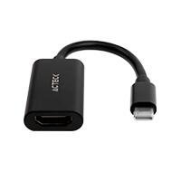10357074.jpg ADAPTADOR ACTECK SHIFT PLUS AH440 / HDMI A USB C / 4K / 10 CM / NEGRO / AC-934701
