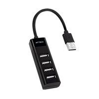 10359312.jpg HUB ACTECK PORT X 2 DH420 / USB A / 4 PUERTOS USB 2.0 / 30 CM / NEGRO / AC-934671