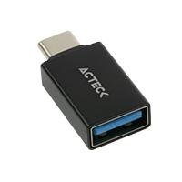 10362139.jpg ADAPTADOR ACTECK SHIFT PLUS AU210 / USB C - USB A / NEGRO / AC-934817
