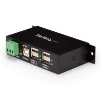 10366113.jpg ADAPTADOR CONCENTRADOR HUB USB 2.0 DE 4 PUERTOS REFORZADO INDUSTRIAL CON ALIMENTACION - STARTECH.COM MOD. ST4200USBM