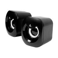 10373412.jpg BOCINAS ACTECK / ESENCE BASIC AS215 / ALAMBRICA / USB / ILUMINACION LED / NEGRO / AC-935272