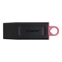10380741.jpg MEMORIA FLASH KINGSTON 256GB USB 3.2 GEN 1 DATA TRAVELER EXODIA NEGRO (DTX/256GB)