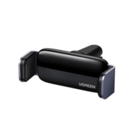 10422-p.png Soporte de Celular para Automóvil en Rendija de Ventilación / Rotacion de 360° / Clip de Resorte / Almohadilla de Silicona Suave / Ajustable 61-93 mm / Color Negro