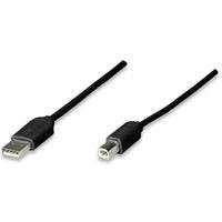 1121685.jpg CABLE USB,MANHATTAN,342650, A-B 1.8M, NEGRO ECONOMICO