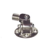 121R-p.png Montaje de acero inoxidable ovalado, con rosca estándar 1" x 14 hilos