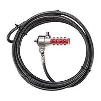 1470.jpg CANDADO DE SEGURIDAD TARGUS PA410U DEFCON CL C/COMBINACION COLOR NEGRO