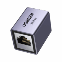 15117-p.png Acoplador STP (Extensor de Cable Ethernet RJ45) | 10Gbps | Blindado | Compatibilidad con Cat8 Cat7 Cat6 Cat5e | Hasta 100 metros | Aleación de Aluminio