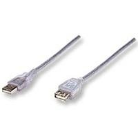 1612686.jpg CABLE USB,MANHATTAN,340502, V2.0 EXT. 4.5M PLATA