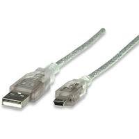 1736695.jpg CABLE USB,MANHATTAN,333412, V2.0 A-MINI B 1.8M PLATA