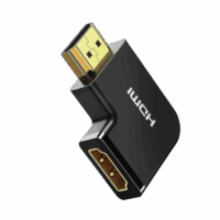 20112-p.png Adaptador HDMI Tipo L Macho a Hembra / Hacia Abajo / HDMI 2.0 4K@60Hz / Proporciona Flexibilidad Sin Doblar los Cables HDMI