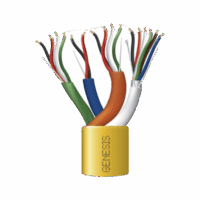 21961002-p.png Bobina de Cable de 305 Metros / Color Amarillo / Compuesto por: 6x22 AWG blindado, 4x18 AWG, 4x22 AWG, y 2x22 AWG / Para Aplicaciones en Control de Acceso