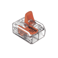 COMPACT SPLICING CONNECTORFOR ALL CONDUCTOR TYPES TRANSPARENT 2 CONNECTORS