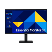 MONITOR LED SAMSUNG 22 PULGADAS / FHD (1920 X 1080) / IPS / HDMI / S22D300 / PLANO / 100HZ / NEGRO.