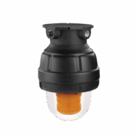 Luz estroboscopica a prueba de explosiones, 24Vcc, ambar, montaje no incluido