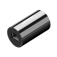 30837-p.png Acoplador y Protector (Extensor de Cable Ethernet RJ45) | 1000Mbps | Compatibilidad con Cat7/Cat6/ Cat5e | Compatible con POE | Ignífugo | ABS | Color Negro