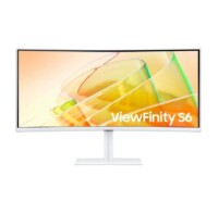 MONITOR LED SAMSUNG 34 PULGADAS,WIDESCREEN, WQHD 3,440 X 1,440, HDMI 1, D. PORT 1, 100HZ, 5MS, BLANCO, BOCINAS, CURVO, 1000R, THUNDERBOLT, USB-C