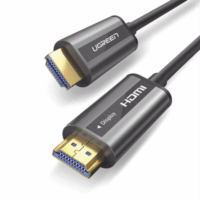 50217-p.png Cable HDMI de 30 Metros por Fibra Óptica 4K@60Hz / Fibra de 4 núcleos + Cobre estañado de 7 núcleos / Compatible con HDMI 2.0 / Alta velocidad 18 Gbps / 3D / HDR / Caja de Aleacion Zinc / Premium