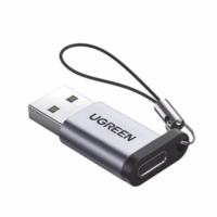 50533-p.png Adaptador USB 3.0 Macho a USB-C 3.1 Tipo C Hembra |Carga y Sincronización de Datos | Admite Corriente de 3A | Transferencia de hasta 5 Gbps | Amplia Compatibilidad | Chip VL160 | Caja de Aluminio | Color Gris
